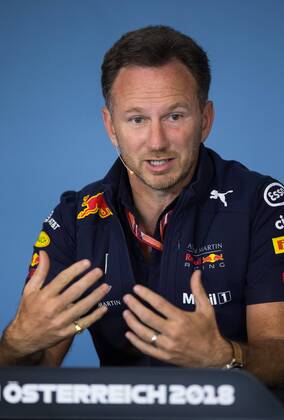 FORMULA 1 - GP of Austria 2018 SPIELBERG,AUSTRIA,29.JUN.18 - MOTORSPORTS, FORMULA 1 - Grand Prix of Austria, Red Bull Ring, free practice. Image shows team principal Christian Horner (Red Bull Racing). GEPAxpictures xDanielxGoetzhaber