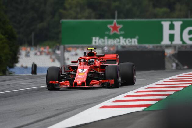 Kimi Raikkonen Scuderia Ferrari Formula 1 Grand Prix of Austria Red Bull Ring 28 06 2018 Formula 1 Grand Prix of Austria Red Bull Ring 28 06 2018 Spielberg Copyright: xEIBNER Florian_Schustx EP_SCHUST