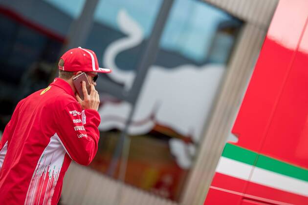 28 06 2018 Red Bull Ring Spielberg AUT FIA Formula 1 Grand Prix of Austria Training im Bild Kimi Raeikkoenen FIN Scuderia Ferrari Finnish Formula One driver Kimi Raeikkoenen of Scuderia Ferrari during the Austrian FIA Formula One Grand Prix at the Red Bull Ring in Spielberg France on 2018 06 28 Spielberg  EX_ANG
