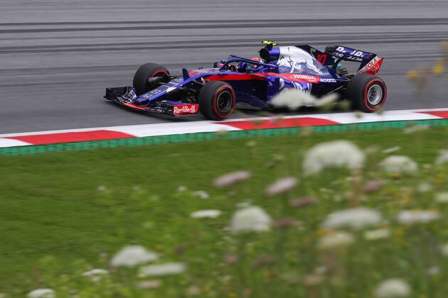 Photo4 LaPresse 29 06 2018 Spielberg, Austria Grand Prix Formula One Austria 2018 In the pic: free practice 2, Pierre Gasly (FRA) Scuderia Toro Rosso STR13  Copyright: xPhoto4 LaPressex