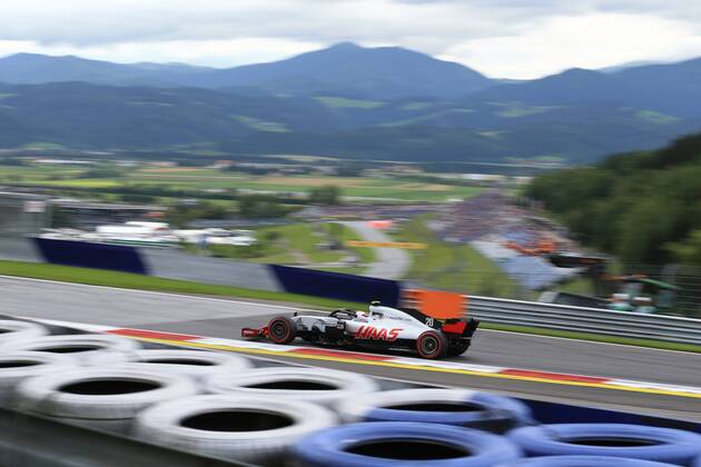 29th June 2018, Red Bull Ring, Spielberg, Austria; Austrian Formula One Grand Prix, Friday free practice; Haas F1 Team, Kevin Magnussen  ActionPlus12042504 Octane