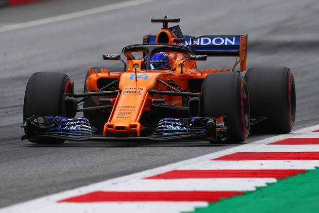 Fernando Alonso McLaren Zeltweg 29-06-2018 GP Austria Formula 1 Championship 2018 Practice - Prove Foto Federico Basile Insidefoto federicoxbasile