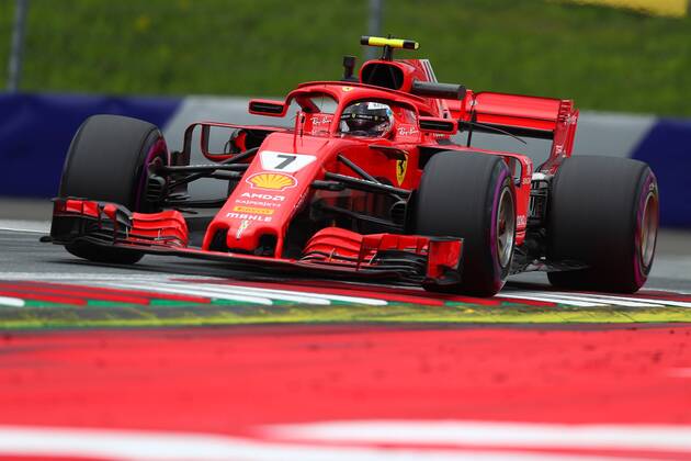 Kimi Raikkonen Ferrari Zeltweg 29-06-2018 GP Austria Formula 1 Championship 2018 Practice - Prove Foto Federico Basile Insidefoto federicoxbasile