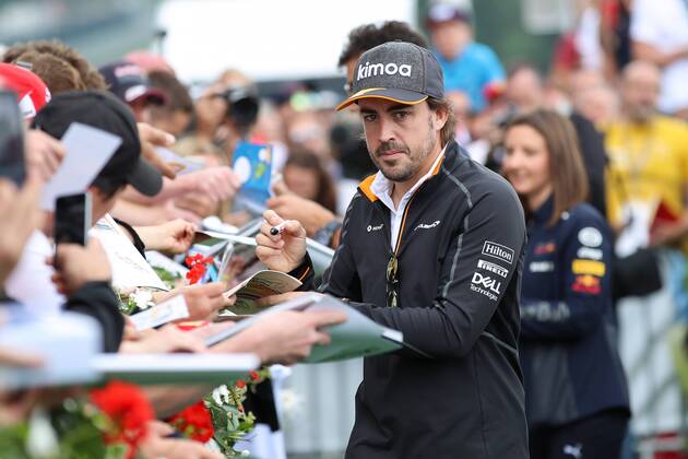 FORMULA 1 - GP of Austria 2018 SPIELBERG,AUSTRIA,30.JUN.18 - MOTORSPORTS, FORMULA 1 - Grand Prix of Austria, Red Bull Ring, free practice. Image shows Fernando Alonso (ESP McLaren). GEPAxpictures xChristianxWalgram