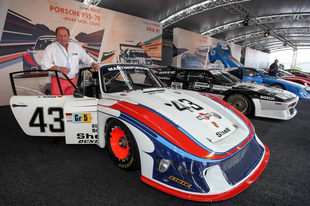 FORMULA 1 - GP of Austria 2018 SPIELBERG,AUSTRIA,30.JUN.18 - MOTORSPORTS - Grand Prix of Austria, Red Bull Ring, legends parade. Image shows Jochen Mass and Porche 935. GEPAxpictures xMaticxKlansek