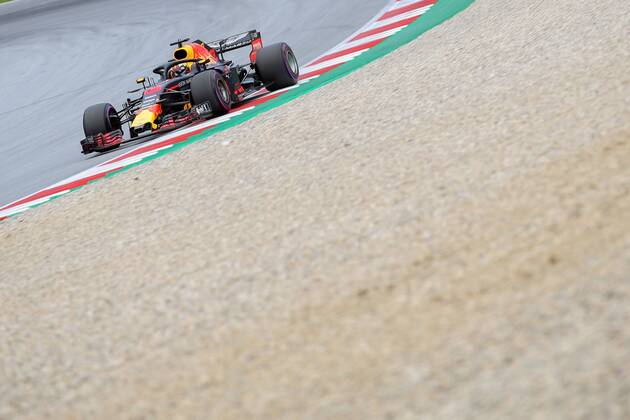 FORMULA 1 - GP of Austria 2018 SPIELBERG,AUSTRIA,30.JUN.18 - MOTORSPORTS, FORMULA 1 - Grand Prix of Austria, Red Bull Ring, free practice. Image shows Daniel Ricciardo (AUS Red Bull Racing). GEPAxpictures xChristianxWalgram