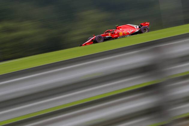 FORMULA 1 - GP of Austria 2018 SPIELBERG,AUSTRIA,30.JUN.18 - MOTORSPORTS, FORMULA 1 - Grand Prix of Austria, Red Bull Ring, free practice. Image shows Kimi Raikkoenen (FIN Ferrari). GEPAxpictures xChristianxWalgram