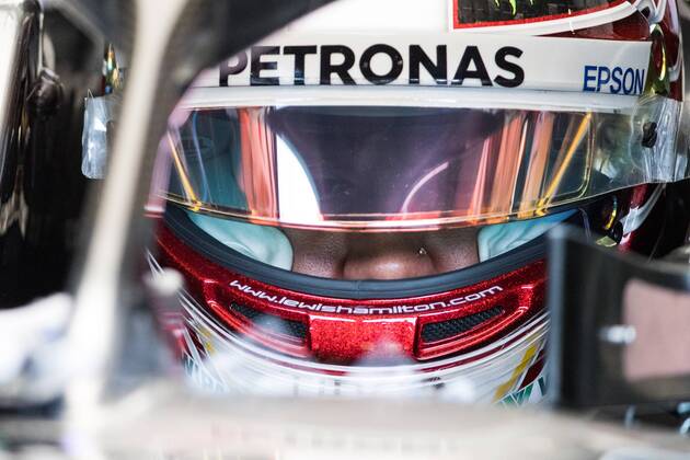 Sport-Bilder des Tages FORMULA 1 - GP of Austria 2018 SPIELBERG,AUSTRIA,30.JUN.18 - MOTORSPORTS, FORMULA 1 - Grand Prix of Austria, Red Bull Ring, free practice. Image shows Lewis Hamilton (GBR Mercedes). GEPAxpictures xDanielxGoetzhaber