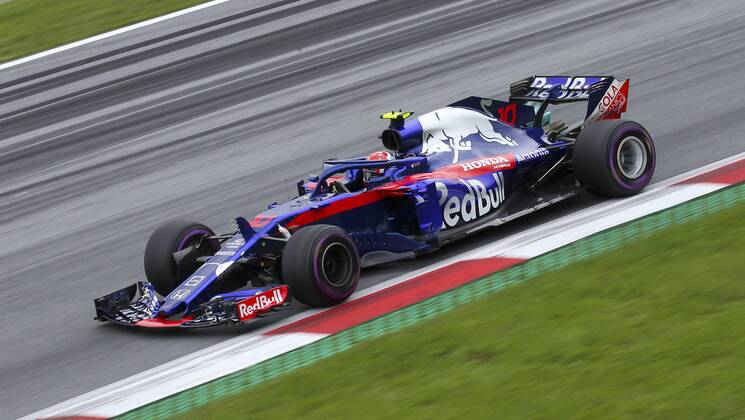 FORMULA 1 - GP of Austria 2018 SPIELBERG,AUSTRIA,30.JUN.18 - MOTORSPORTS, FORMULA 1 - Grand Prix of Austria, Red Bull Ring, free practice. Image shows Pierre Gasly (FRA Scuderia Toro Rosso). GEPAxpictures xWolfgangxGrebien