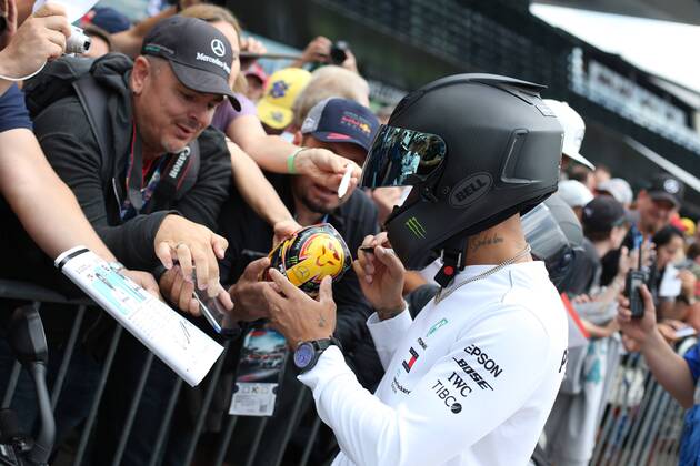 Photo4 LaPresse 30 06 2018 Spielberg, Austria Grand Prix Formula One Austria 2018 In the pic: Lewis Hamilton (GBR) Mercedes AMG F1 W09  Copyright: xPhoto4 LaPressex