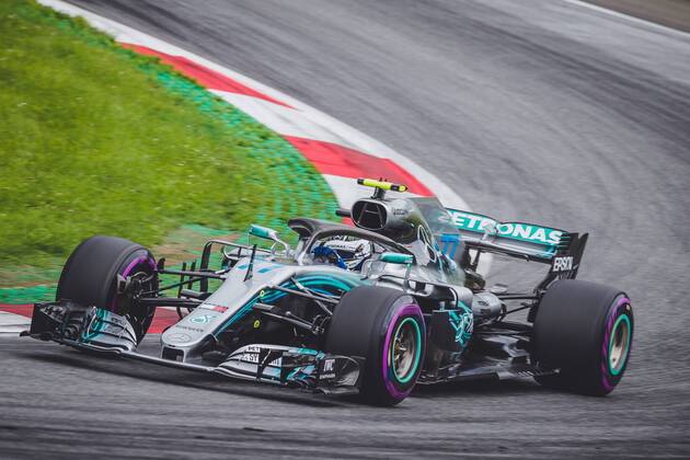 30 06 2018 Red Bull Ring Spielberg AUT FIA Formula 1 Grand Prix of Austria Training in the picture Valtteri Bottas FIN Valtteri Bottas of Mercedes during the Austrian FIA Formula One Grand Prix at the Red Bull Ring in Spielberg Spielberg  EP_ang