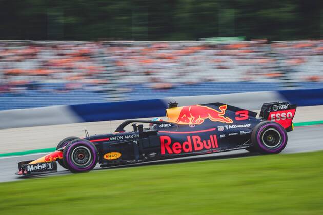 30 06 2018 Red Bull Ring Spielberg AUT FIA Formula 1 Grand Prix of Austria Training im Bild Daniel Ricciardo AUS Red Bull Racing Australian Formula One drive Daniel Ricciardo of Red Bull Racing during the Austrian FIA Formula One Grand Prix at the Red Bull Ring in Spielberg Spielberg  EP_ang