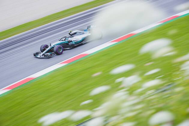 30 06 2018 Red Bull Ring Spielberg AUT FIA Formula 1 Grand Prix of Austria Training in the picture Valtteri Bottas FIN Valtteri Bottas of Mercedes during the Austrian FIA Formula One Grand Prix at the Red Bull Ring in Spielberg Spielberg  EP_ang