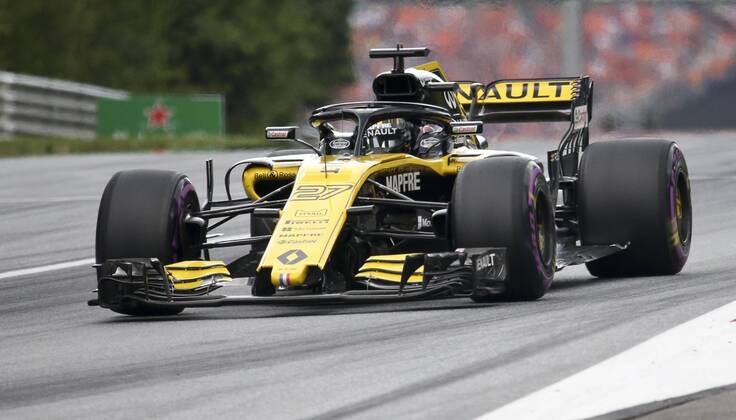 FORMULA 1 - GP of Austria 2018 SPIELBERG,AUSTRIA,30.JUN.18 - MOTORSPORTS, FORMULA 1 - Grand Prix of Austria, Red Bull Ring, free practice. Image shows Nico Huelkenberg (GER Renault). GEPAxpictures xWolfgangxGrebien