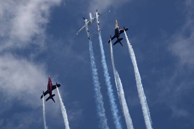 MOTORSPORTS - The Flying Bulls Air Show SPIELBERG,AUSTRIA,01.JUL.18 - MOTORSPORTS - The Flying Bulls Air Show. Image shows an airshow. GEPAxpictures xAndreasxPranter