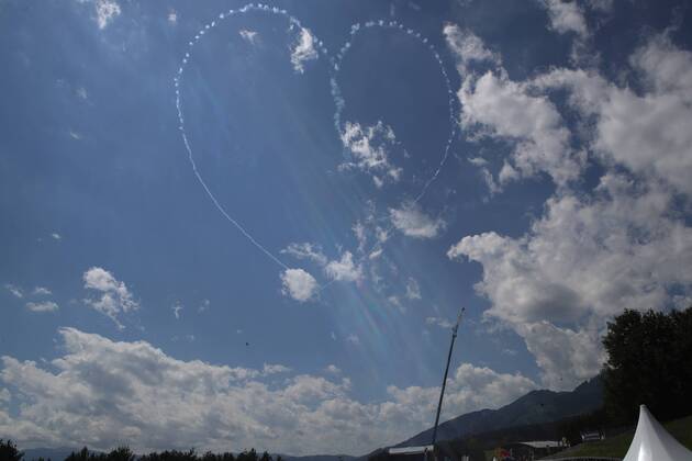 MOTORSPORTS - The Flying Bulls Air Show SPIELBERG,AUSTRIA,01.JUL.18 - MOTORSPORTS - The Flying Bulls Air Show. Image shows an airshow. GEPAxpictures xAndreasxPranter