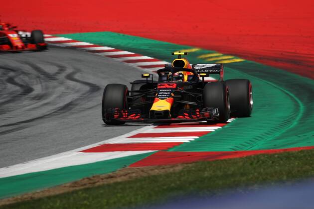 FORMULA 1 - GP of Austria 2018 SPIELBERG,AUSTRIA,01.JUL.18 - MOTORSPORTS - Grand Prix of Austria, Red Bull Ring. Image shows Max Verstappen (NED Aston Martin Red Bull Racing). GEPAxpictures xDanielxGoetzhaber