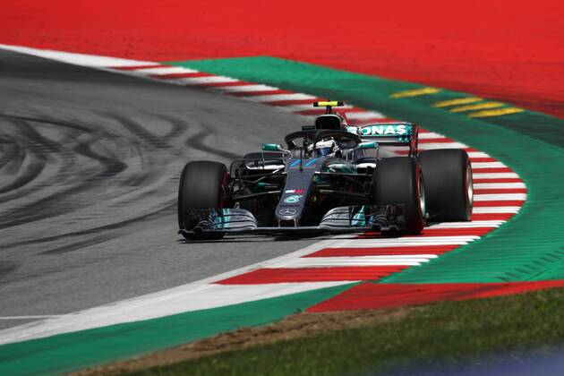 FORMULA 1 - GP of Austria 2018 SPIELBERG,AUSTRIA,01.JUL.18 - MOTORSPORTS - Grand Prix of Austria, Red Bull Ring. Image shows Valtteri Botas (FIN Mercedes GP). GEPAxpictures xDanielxGoetzhaber