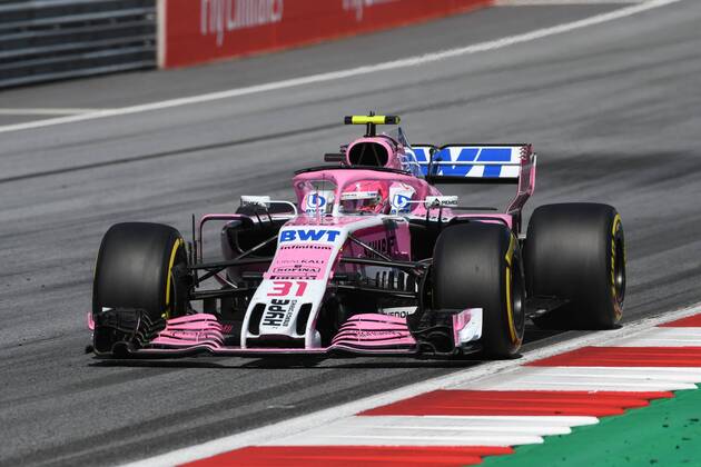 Esteban Ocon Sahara Force India F1 Team Formula One Grand Prix of Austria Red Bull Ring 01 07 2018 2018 Formula 1 Grand Prix of Austria Red Bull Ring 01 07 2018 Spielberg Copyright: xEIBNER Florian_Schustx EP_SCHUST