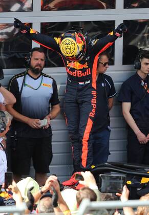 Max Verstappen Red Bull Racing Formula 1 GP Austria in Spielberg 01 07 2018 Photo mspb Jean Petin Winner Max Verstappen Formula 1 GP Austria 2018