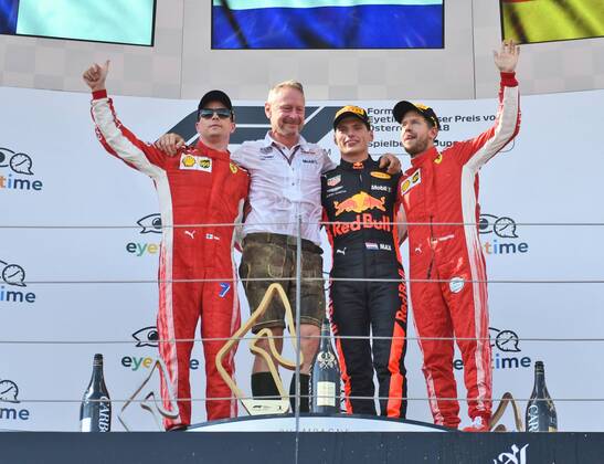 The winning photo Formula 1 Grand Prix of Austria Red Bull Ring 01 07 2018 2018 Formula 1 Grand Prix of Austria Red Bull Ring 01 07 2018 Spielberg Copyright: xEIBNER Florian_Schustx EP_SCHUST
