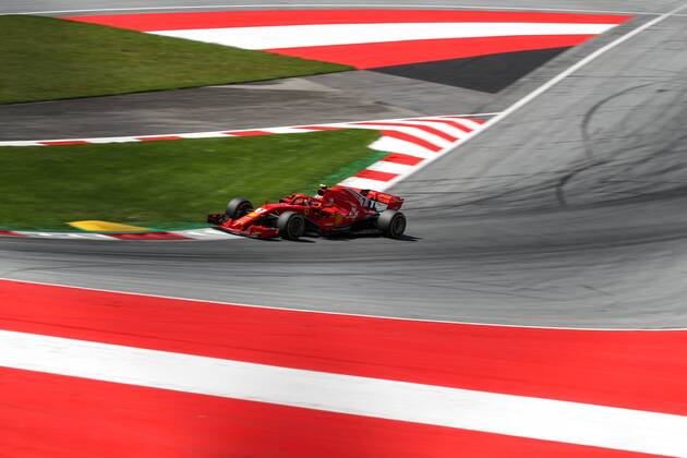 FORMULA 1 - GP of Austria 2018 SPIELBERG,AUSTRIA,01.JUL.18 - MOTORSPORTS - Grand Prix of Austria, Red Bull Ring. Image shows Kimi Raikkoenen (FIN Ferrari). GEPAxpictures xDanielxGoetzhaber