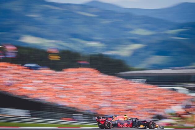 01 07 2018 Red Bull Ring Spielberg AUT FIA Formula 1 Grand Prix of Austria race in the picture Max Verstappen NED Red Bull Racing Dutch Formula One driver Max Verstappen of Red Bull Racing during the Austrian FIA Formula One Grand Prix at the Red Bull Ring in Spielberg France on 2018 07 01 Spielberg  EX_ANG