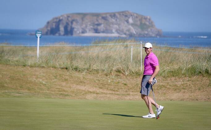 2018 Dubai Duty Free Irish Open Practice Day, Ballyliffin Golf Club, Co. Donegal 3 7 2018 Rory McIlroy Rory McIlroy 3 7 2018  Copyright: x©INPHO OisinxKeniryx MT2_3426