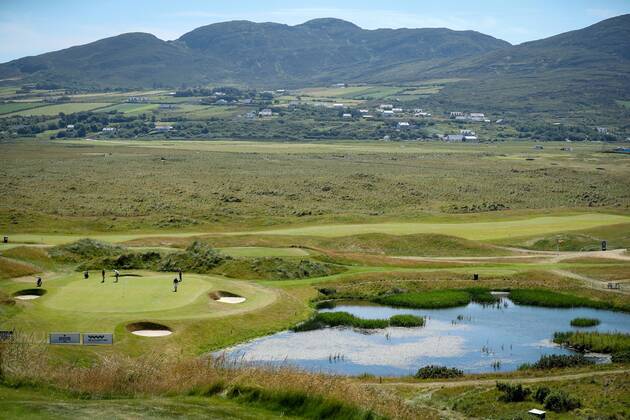 2018 Dubai Duty Free Irish Open Practice Day, Ballyliffin Golf Club, Co. Donegal 3 7 2018 A view of Ballyliffin Golf Club A view of Ballyliffin Golf Club 3 7 2018  Copyright: x©INPHO OisinxKeniryx OSH_3935