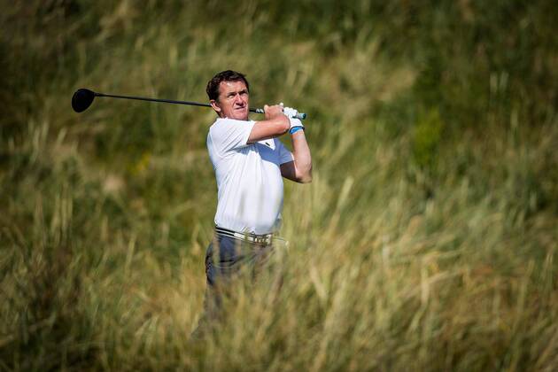 2018 Dubai Duty Free Irish Open - Pro Am, Ballyliffin Golf Club, Co. Donegal 4 7 2018 AP McCoy AP McCoy 4 7 2018  Copyright: x©INPHO OisinxKeniryx OSH_4311