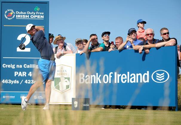 2018 Dubai Duty Free Irish Open - Pro Am, Ballyliffin Golf Club, Co. Donegal 4 7 2018 Rory McIlroy drives off the 2nd tee Rory McIlroy drives off the 2nd tee 4 7 2018  Copyright: x©INPHO OisinxKeniryx MT2_3820