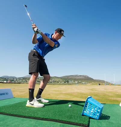 2018 Dubai Duty Free Irish Open - Pro Am, Ballyliffin Golf Club, Co. Donegal 4 7 2018 Kieran Donaghy at the GAA Challenge Kieran Donaghy at the GAA Challenge 4 7 2018  Copyright: x©INPHO OisinxKeniryx MT2_4379