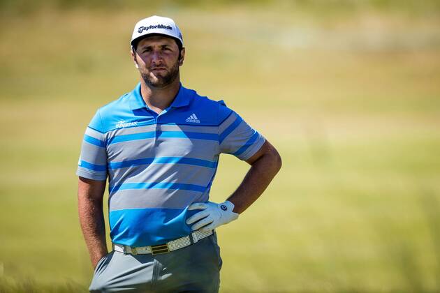 2018 Dubai Duty Free Irish Open - Pro Am, Ballyliffin Golf Club, Co. Donegal 4 7 2018 Jon Rahm Jon Rahm 4 7 2018 Copyright: x©INPHO OisinxKeniryx OSH_4608