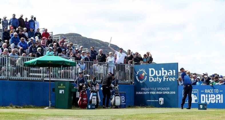 2018 Dubai Duty Free Irish Open - Day 1, Ballyliffin Golf Club, Co. Donegal 5 7 2018 Padraig Harrington tees off the first Padraig Harrington 5 7 2018  Copyright: x©INPHO OisinxKeniryx OSH_4869