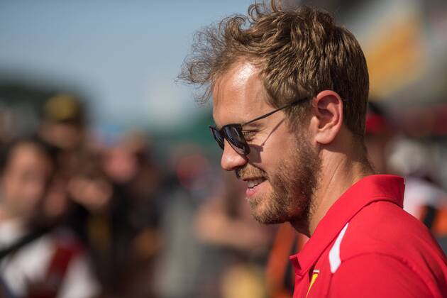 Sebastian Vettel Scuderia Ferrari AUT FIA Formula 1 Grand Prix of Great Britain Silverstone Copyright: xEIBNER Illmannx EX_EER