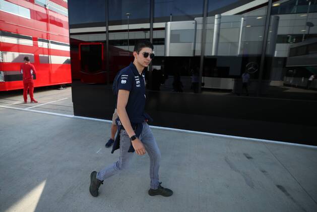 Esteban Ocon Sahara Force India F1 Team AUT FIA Formula 1 Grand Prix of Great Britain Silverstone Copyright: xEIBNER Illmannx EX_EER
