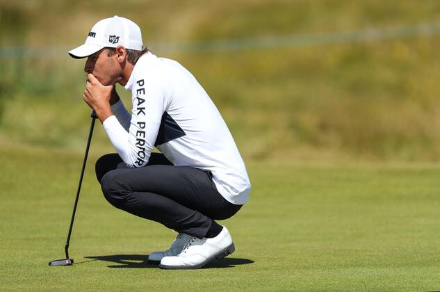 2018 Dubai Duty Free Irish Open - Day 2, Ballyliffin Golf Club, Co. Donegal 6 7 2018 Joakim Lagergren on the 15th green Joakim Lagergren on the 15th green 6 7 2018 Copyright: x©INPHO OisinxKeniryx OSH_6079