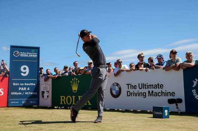 2018 Dubai Duty Free Irish Open - Day 2, Ballyliffin Golf Club, Co. Donegal 6 7 2018 Rory McIlroy tees off on the 9th hole Rory McIlroy tees off on the 9th hole 6 7 2018  Copyright: x©INPHO OisinxKeniryx MT2_5595