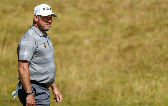 2018 Dubai Duty Free Irish Open - Day 2, Ballyliffin Golf Club, Co. Donegal 6 7 2018 Lee Westwood on the 2nd hole Lee Westwood on the 2nd hole 6 7 2018  Copyright: x©INPHO OisinxKeniryx OSH_6044
