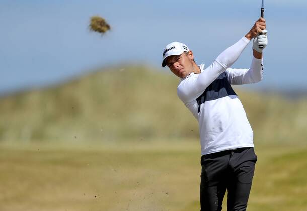 2018 Dubai Duty Free Irish Open - Day 2, Ballyliffin Golf Club, Co. Donegal 6 7 2018 Joakim Lagergren on the 15th hole Joakim Lagergren on the 15th hole 6 7 2018  Copyright: x©INPHO OisinxKeniryx OSH_6060