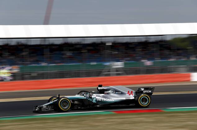 Motorsports: FIA Formula One World Championship WM Weltmeisterschaft 2018, Grand Prix of Great Britain, 44 Lewis Hamilton (GBR, Mercedes AMG Petronas Motorsport), Silverstone Great Britain