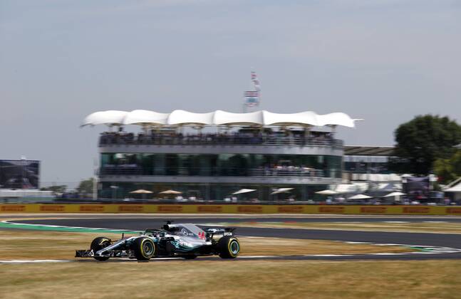 Motorsports: FIA Formula One World Championship WM Weltmeisterschaft 2018, Grand Prix of Great Britain, 44 Lewis Hamilton (GBR, Mercedes AMG Petronas Motorsport), Silverstone Great Britain