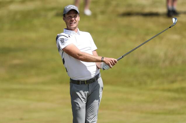 2018 Dubai Duty Free Irish Open - Day 2, Ballyliffin Golf Club, Co. Donegal 6 7 2018 Danny Willett on the 18th hole Danny Willett on the 18th hole 6 7 2018  Copyright: x©INPHO OisinxKeniryx OSH_6358