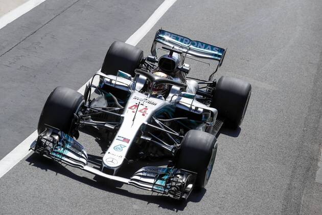 Motorsports: FIA Formula One World Championship WM Weltmeisterschaft 2018, Grand Prix of Great Britain, 44 Lewis Hamilton (GBR, Mercedes AMG Petronas Motorsport), Silverstone Great Britain