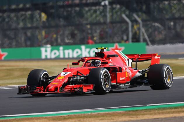 Photo4 LaPresse 06 07 2018 Silverstone, England Grand Prix Formula One England 2018 In the pic: Kimi Raikkonen (FIN) Scuderia Ferrari SF71H  Copyright: xPhoto4 LaPressex