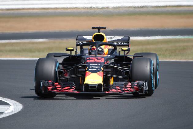 Photo4 LaPresse 06 07 2018 Silverstone, England Grand Prix Formula One England 2018 In the pic: Max Verstappen (NED) Red Bull Racing RB14  Copyright: xPhoto4 LaPressex