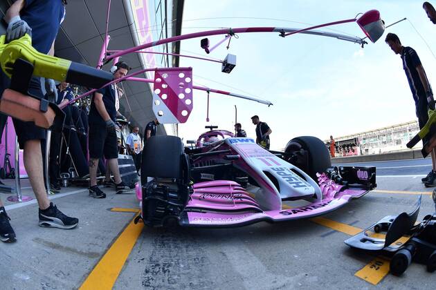 Sergio Perez Sahara Force India F1 Formula 1 GP Great Britain at Silverstone 07 07 2018 Photo mspb Jerry Andre Sergio Perez Formula 1 GP Great Britain 2018
