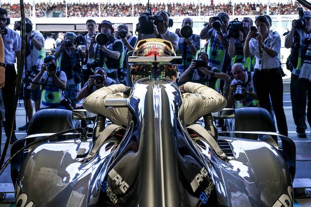 Motorsports: FIA Formula One World Championship WM Weltmeisterschaft 2018, Grand Prix of Great Britain, 44 Lewis Hamilton (GBR, Mercedes AMG Petronas Motorsport), Silverstone Great Britain