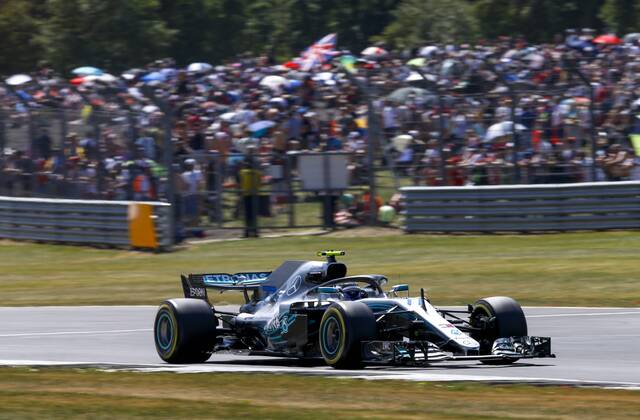 Motorsports: FIA Formula One World Championship WM Weltmeisterschaft 2018, Grand Prix of Great Britain, 77 Valtteri Bottas (FIN, Mercedes AMG Petronas Motorsport), Silverstone Great Britain
