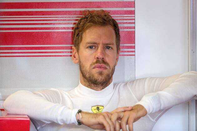 Sebastian Vettel Scuderia Ferrari thoughtfully GBR FIA Formula 1 Grand Prix of Great Britain Silverstone Copyright: xEIBNER Illmannx EP_EER